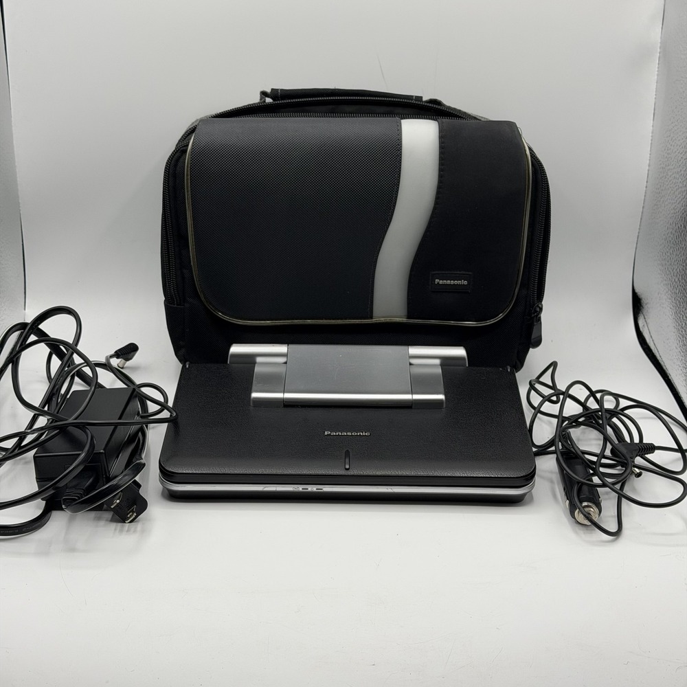 Panasonic DVD-LS850 Portable 8.5" DVD/CD Player w/ Case & AC/Car Cables